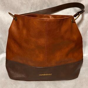 Montana West Rich Brown and Tan Tote